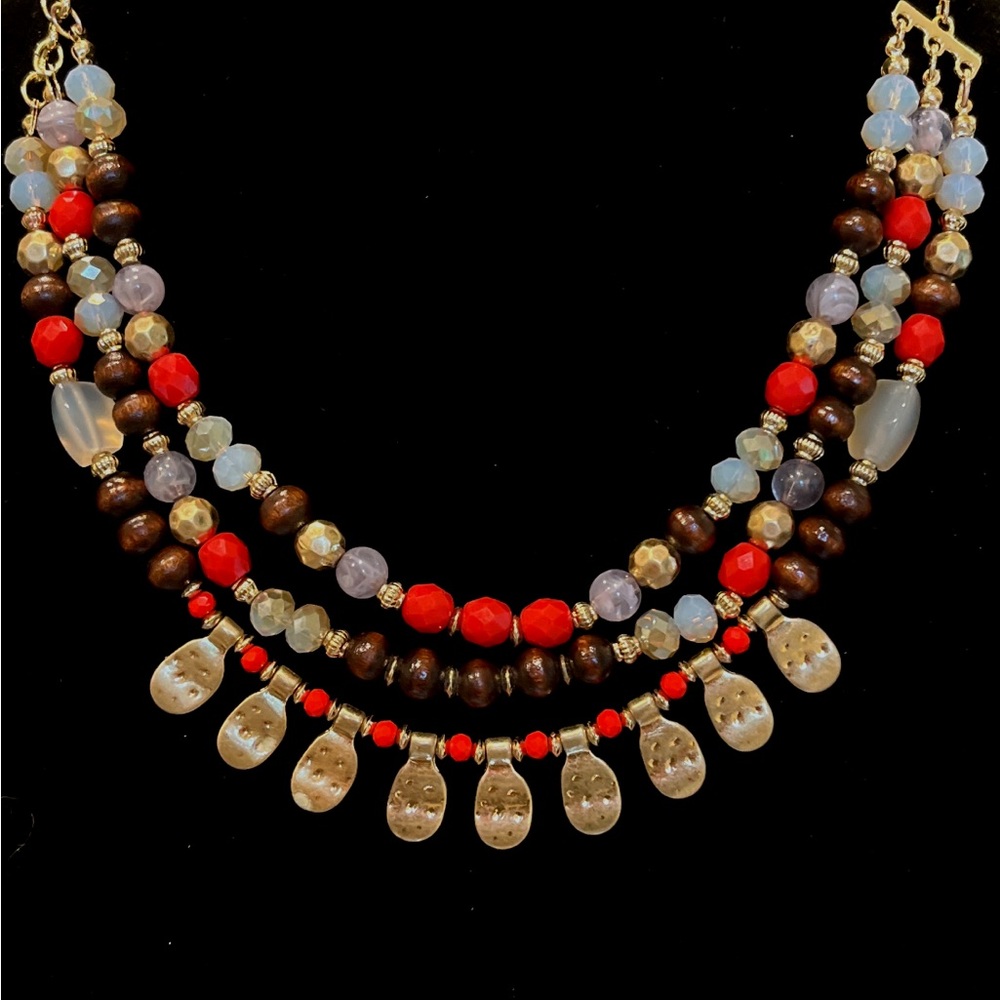 Athena Multicolor Beaded Necklace
